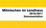 Cover Doku "Mitmischen im Landhaus 2010/2011" © beteiligung.st