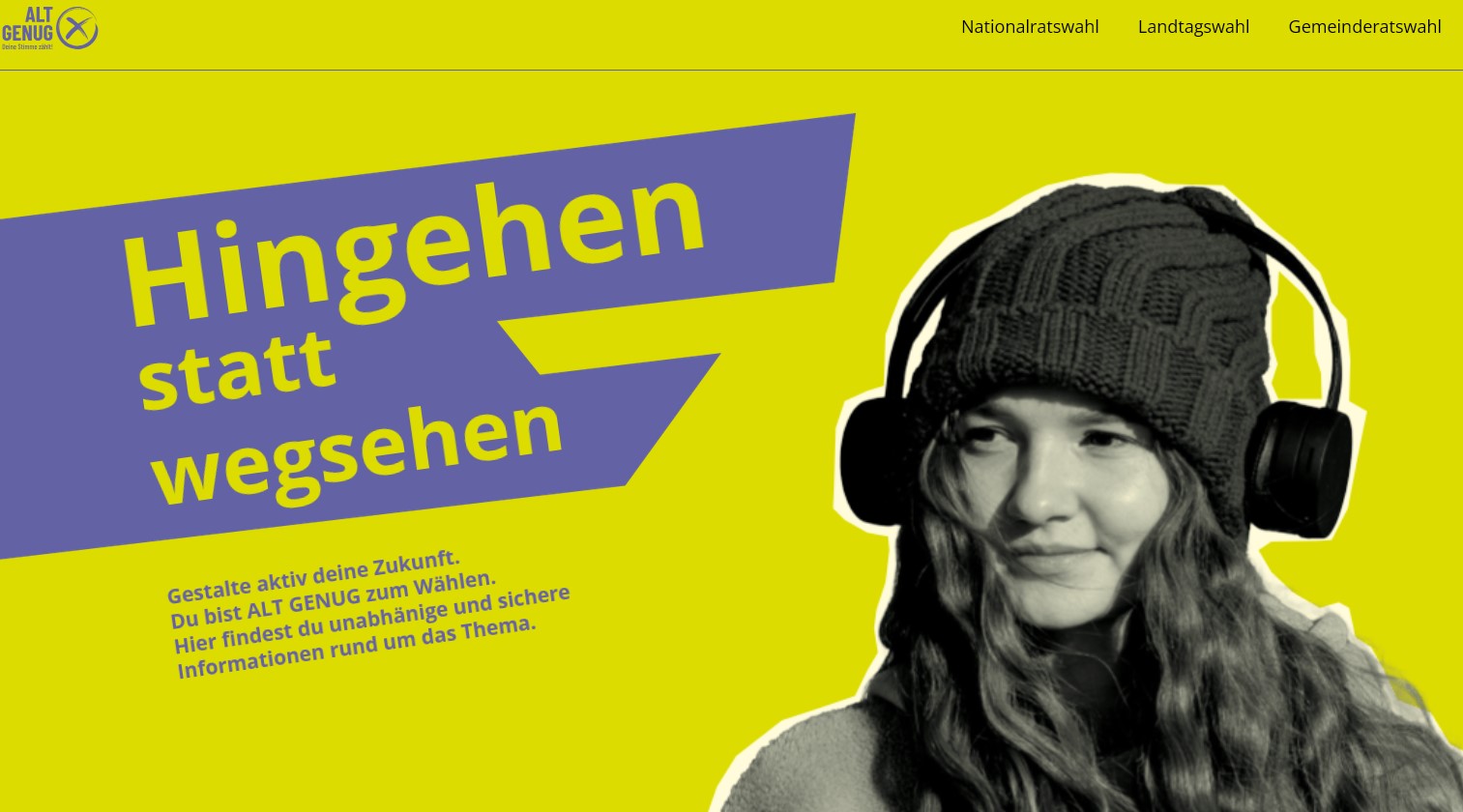 Alle Infos rund ums Wählen! © beteiligung.st